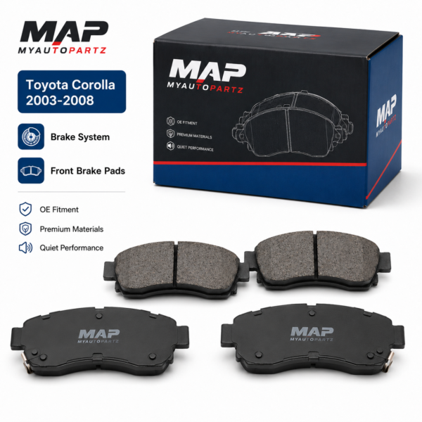 Toyota Corolla 2003 Front Brake Pad Set