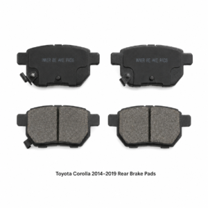 Toyota Corolla 2014-2019 Rear Brake Pad Set