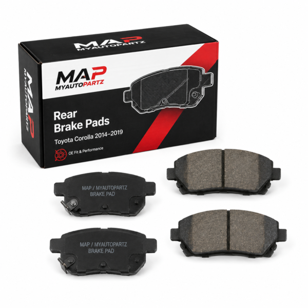 Toyota Corolla 2014-2019 Rear Brake Pad Set