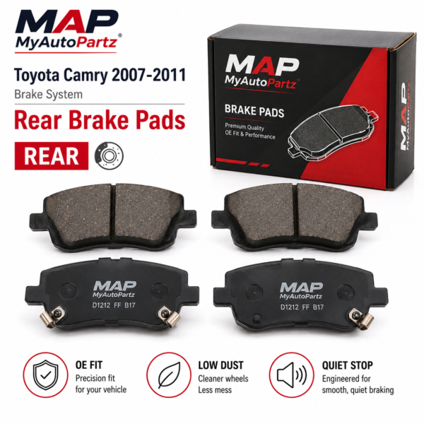 Toyota Camry 2007-2011 Rear Brake Pad Set