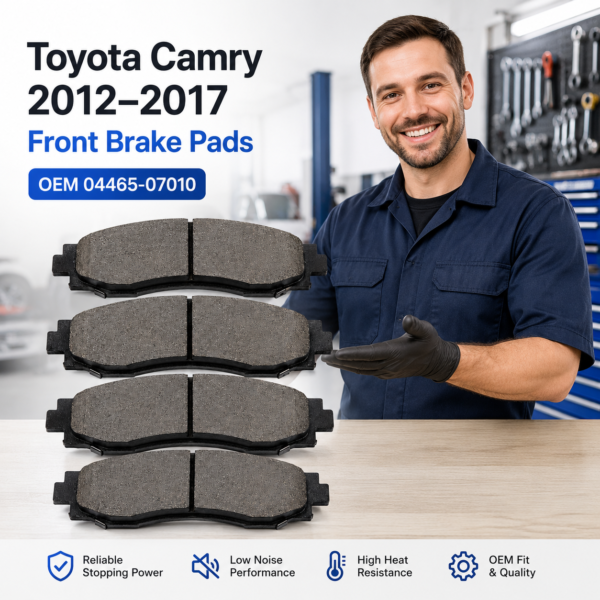 Toyota Camry 2012-2017 Front Brake Pad Set