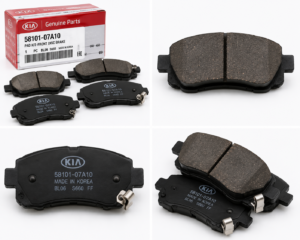Front Brake Pad Set - Kia Rio / Rio5 2006-2011