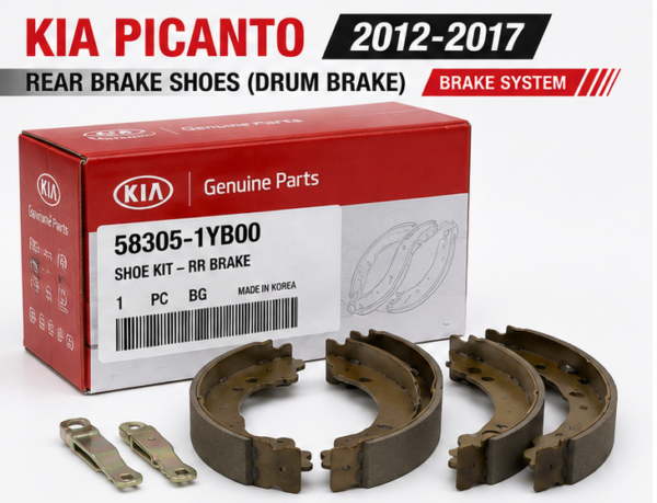 Rear Brake Pad Set – Kia Picanto / Morning 2011-2014