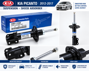 Front Shock Absorber - Left (LH) - Kia Picanto / Morning 2011-2014