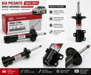 Front Shock Absorber - Left (LH) - Kia Picanto / Morning 2011-2014