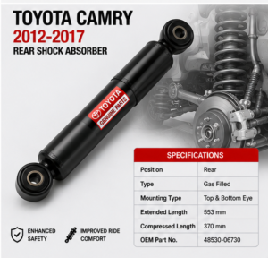 Toyota Camry 2012-2017 Rear Shock Absorber - Right (RH)