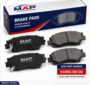 Toyota Hilux 2000-2005 Front Brake Pad Set