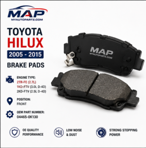 Toyota Hilux 2000-2005 Rear Brake Pad Set
