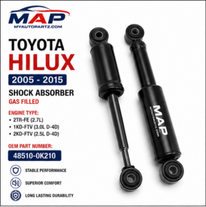 Toyota Hilux 2000-2005 Rear Shock Absorber - Left (LH)