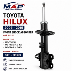 Toyota Hilux 2000-2005 Front Shock Absorber - Left (LH)