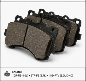 Toyota Land Cruiser Prado 2003-2009 Front Brake Pad Set