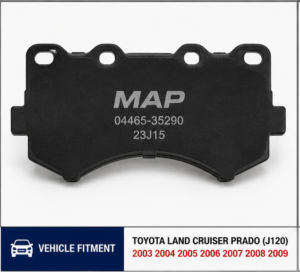 Toyota Land Cruiser Prado 2003-2009 Front Brake Pad Set