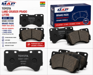 Toyota Land Cruiser Prado 2010-2023 Front Brake Pad Set