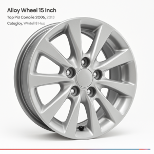 Alloy Wheel 15 Inch - Toyota Corolla 2009-2013, specification view