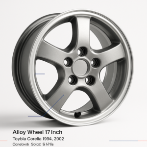 Alloy Wheel 17 Inch - Toyota Corolla 1998-2002, specification view