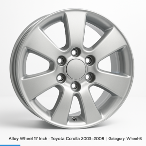 Alloy Wheel 17 Inch - Toyota Corolla 2003-2008, specification view