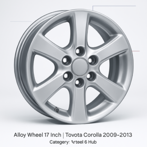 Alloy Wheel 17 Inch - Toyota Corolla 2009-2013, specification view